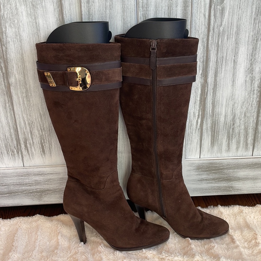 Cole Haan suede boots Nike Air